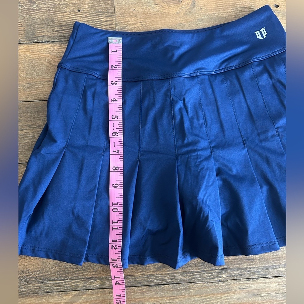 ELEVEN By Venus Williams Blue Tennis Pleated Skort with and side pockets - Picture 5 of 9